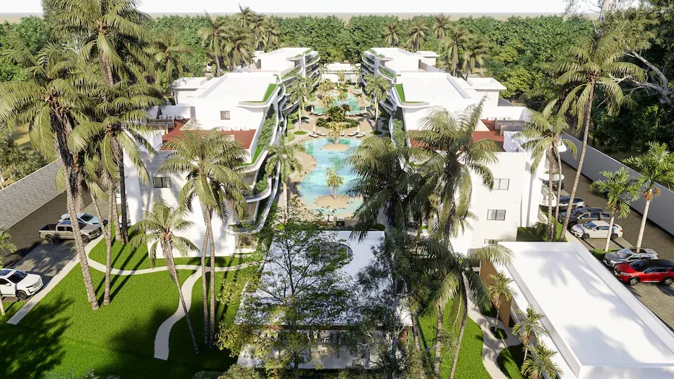 Viviendas con jardines en Bayahibe